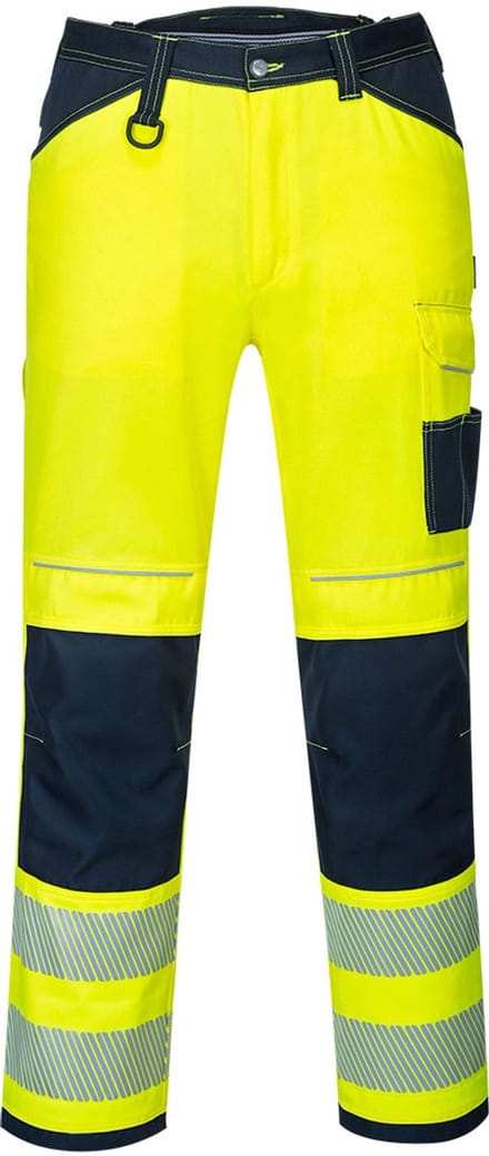 Portwest PW3 Hi-Vis Broek PW340 - Geel/Marine - 32