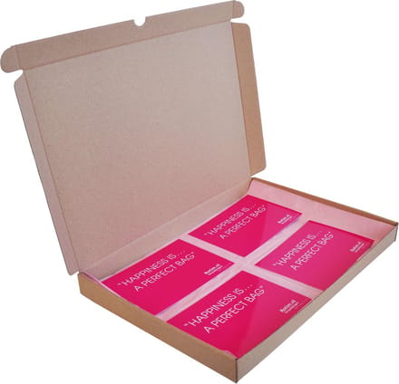 50x Brievenbusdoos bovenlader Bruin A4+