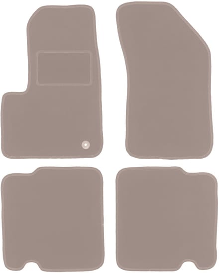 Beige velours vloermatten voor: Dodge Avenger sedan (2007-2015)