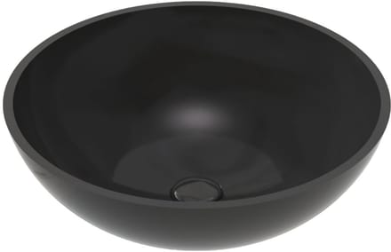 ALONI Per Solid Surface Opbouw Waskom – Mat Zwart
