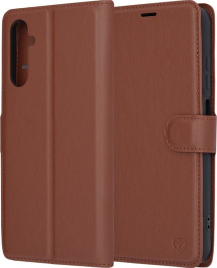 Hoesje geschikt voor Samsung Galaxy A05s - Techsuit Leather Folio Book Wallet Case - Bruin