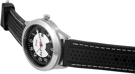 FLAIR Herenhorloge Echtleder Datumaanduiding