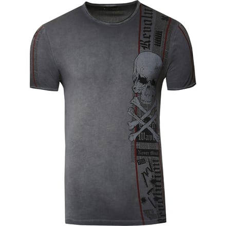 T-shirt met voor- en achterkant bedrukt