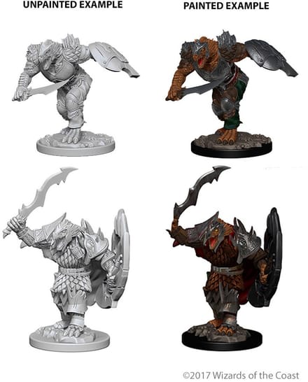 Dungeons and Dragons Miniatures - Nolzur's Marvelous - Dragon male fighter - Miniatuur - Ongeverfd