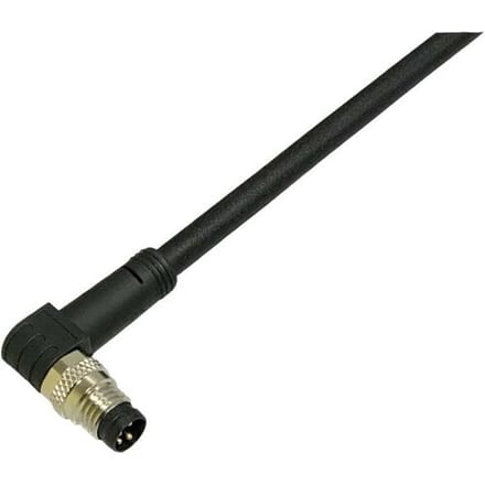 BKL Electronic 2700027 Sensor/actuator aansluitkabel M8 Aantal polen (sensoren): 3 Stekker, haaks 2 m 1 stuk(s) Piece