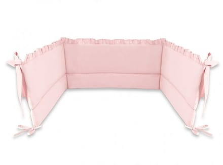 Babybam Bedomrander Royal Ruches Roze-420 X 30 cm