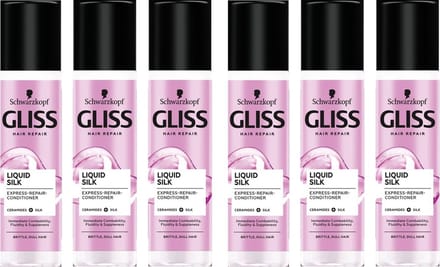 Gliss Kur Anti-klit Spray Liquid Silk Gloss - Voordeelverpakking 6 x 200 ml