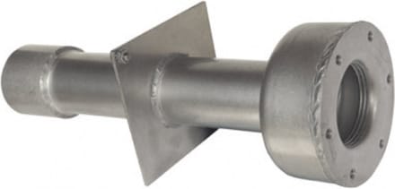 Combi wanddoorvoer RVS 316 240mm x 1½"