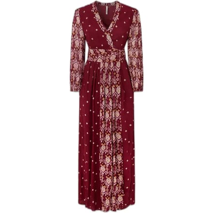 Pepe Jeans Giomar Lang Mouw Jurk Rood XS Vrouw