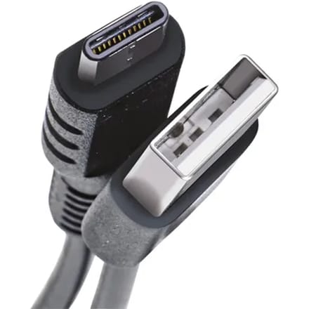Celly USB-A naar USB-C kabel – Voor smartphone & tablet - - Tot 1 GB per seconde - 1 meter - Zwart