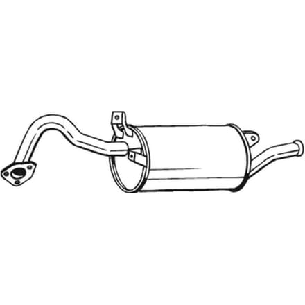 Geluiddemper achter BOSAL 177-159