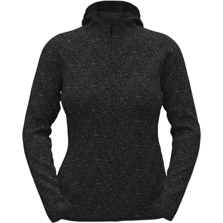 Stedman Lux Hooded Knitfleece Jacket Women S5560 - Black Opal Heather - S