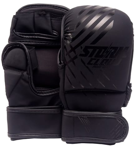 StormCloud Lynx Serie - MMA Sparringhandschoenen - Zwart - 7oz - XXL