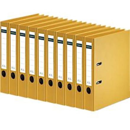 Schäfer Shop Select  ordner, A4, rugbreedte 50 mm, 10 stuks, geel