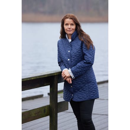 Gyda Marineblauw Jas