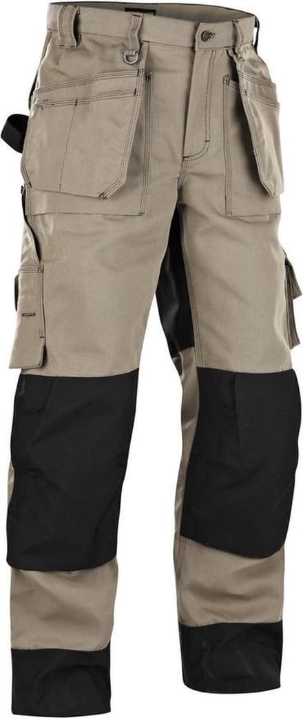 Blåkläder 1580-1380 Werkbroek Heavy Duty Khaki/Zwart maat 52