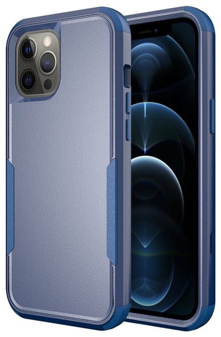 Shockproof Hoesje geschikt voor iPhone 15 Plus - Mobiq Layered Armor Case geschikt voor iPhone 15 Plus