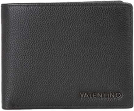VALENTINO Leren kaarthoes Fort Wallet Nero zwart