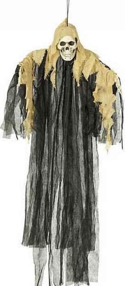 decohanger - skull met lompen - 120 cm