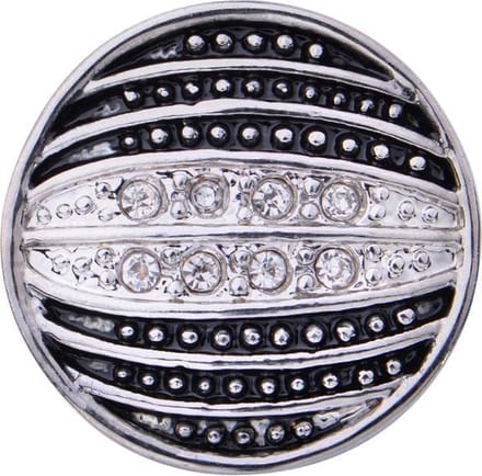 Quiges - Dames Click Button Drukknoop 18mm Ornament - EBCM359