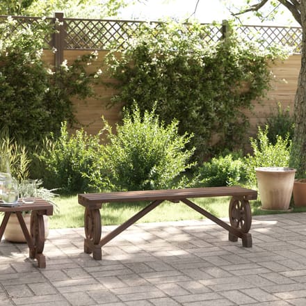 vidaXL - Tuinbank - 115 - cm - massief - vurenhout