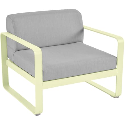 Fermob BELLEVIE fauteuil - A6 citroensorbet - 79 Flanelgrijs