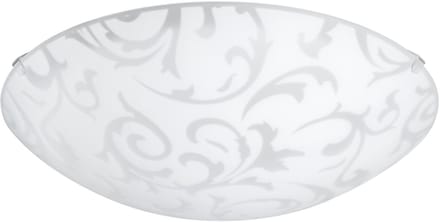 EGLO Scalea 1 Wand/Plafondlamp - 1 Lichts - Ø315mm. - Wit Met Decor