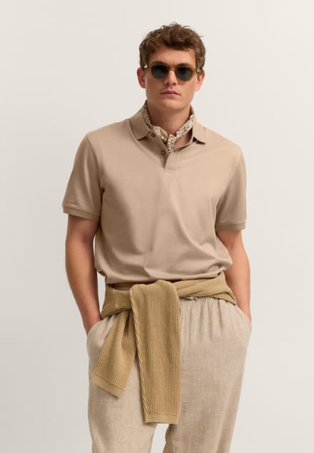 Bugatti Herren Polo shirt subtiel elegant