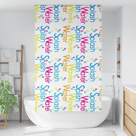 vidaXL - Doucherolgordijn - 120x240 - cm - stofbreedte - 116 - cm