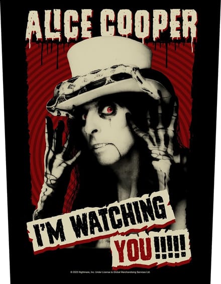 Alice Cooper - I'm Watching You Rugpatch - Multicolours
