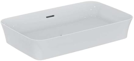 Ideal Standard Ipalyss - Opbouwwastafel, 65x40 cm, met overloop, Ideal Plus, wit E1887MA