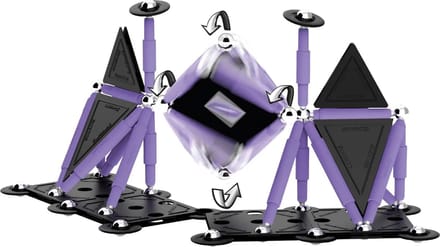 Supermag - Magnetisch speelgoed - 85 stuks - Open einde speelgoed - Magnetic toys - Constructiespeelgoed - Technicolor