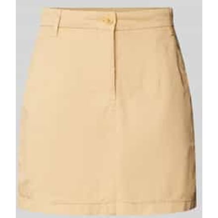 Minirok met achterzakken, model 'COTTON GMD'