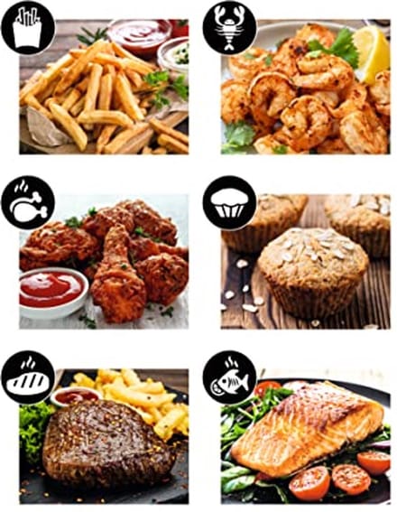 Digitale Heteluchtfriteuse met Oven en Grill - 6 Programma's, 60 Minuten Timer, Eenvoudige Bediening, 1400 Watt