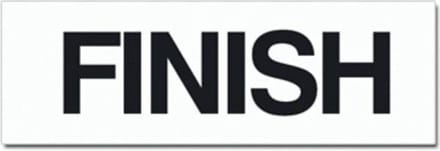 Spandoek Finish - 100x300cm