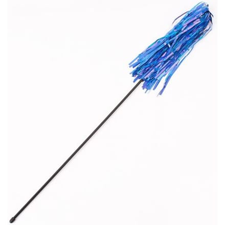 Grappig felgekleurd papier huisdier kat Kitten Tease Rod Wand Play interactief speelgoed pack-5