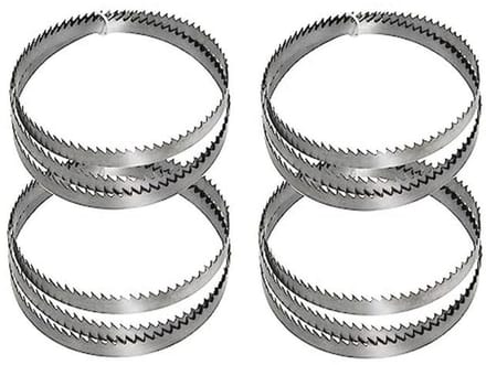 Set van 4 lintzaagbladen 1140 x 13 x 0,65 voor metaalbewerking