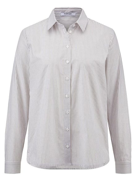 Blouse lange mouwen Van Peter Hahn beige