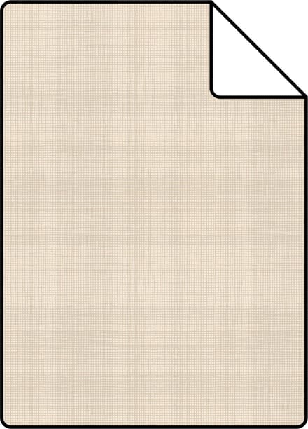 Proefstaal ESTAhome behang linnenstructuur zand beige - 26.5 x 21 cm - 139545-S