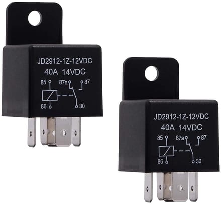 2 Stuks 12V 40A 5-Pins Autorelais voor Motorvoeding