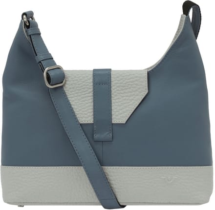 Voi Boston Olga Schoudertas Leer 30.5 cm - Dames - ocean-marmor