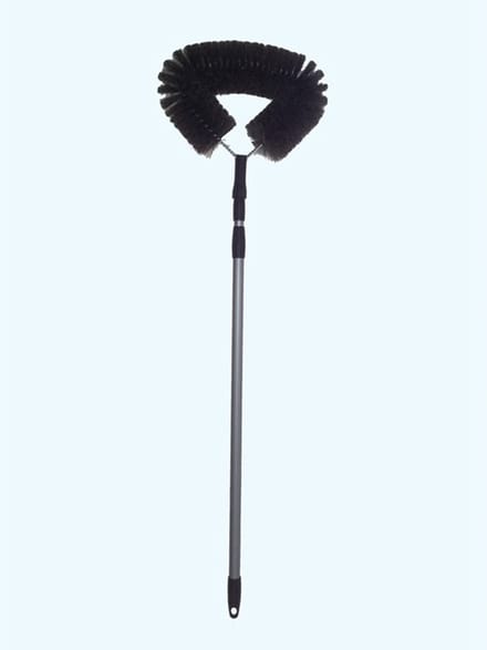 Starbright Ragebol Met Geitenhaar 130 Cm Zwart/grijs