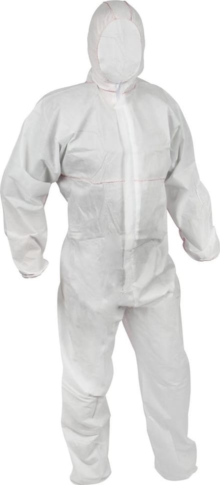 Wegwerp overall Maat XL met capuchon