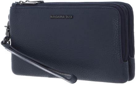 MANDARINA DUCK accessoiretas Mellow Leather Pouch Dress Blue donkerblauw