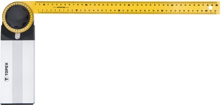 Topex - Instelbare Hoekmeter - 500 mm x 240 mm - Aluminium Handgreep