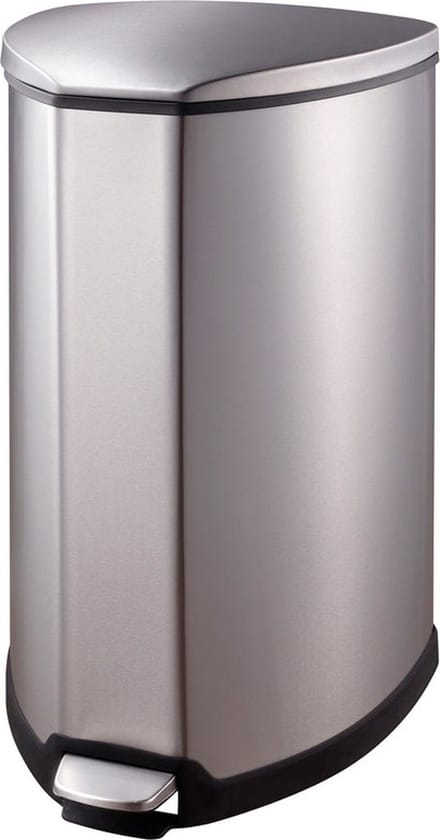 EKO - Grace pedaalemmer 35 liter - Stainless steel Plastic - mat RVS - Prullenbak