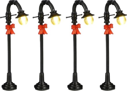 Luville - Street Lamp Bow - Set van 4