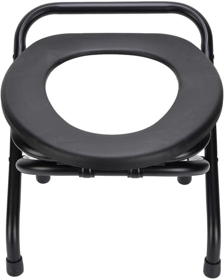 Opvouwbare toiletstoel - Reis commode - Ondersteuning thuis - Stevig ijzeren frame - 30 cm hoogte - Niet gespecificeerd