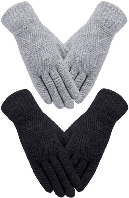 Allecto - Dames Winterhandschoenen - Touchscreen Functie - Zwart en