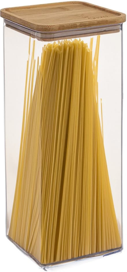 5Five - Keuken voorraadpot - Berlino - kunststof/bamboe - 2000 ml